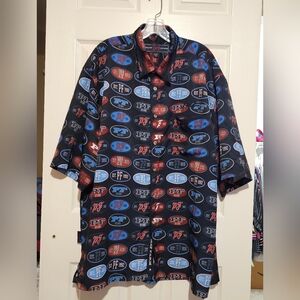Vintahr Phat Farm Black and Red Graphic Shirt Sz XXL